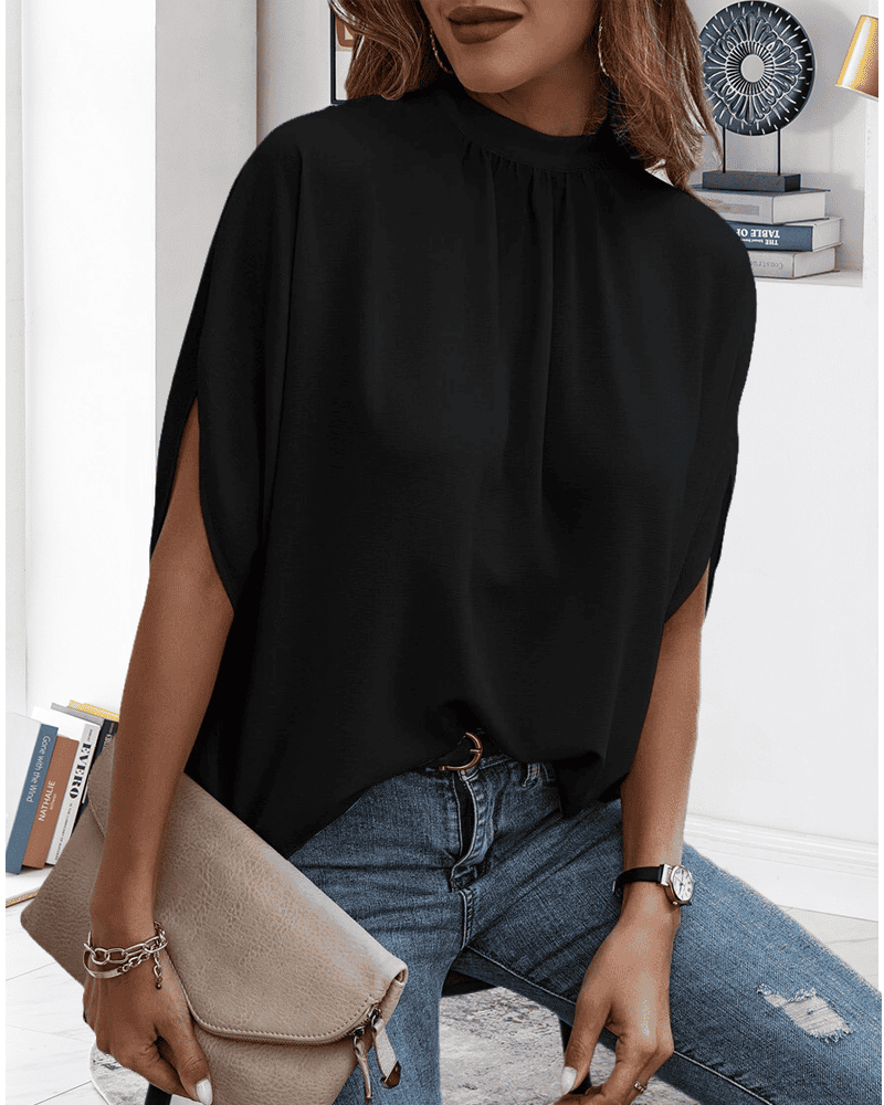 Levoire | Blouse Avec Un Motif Tendance Et Une Fente Au Niveau Des Manches
