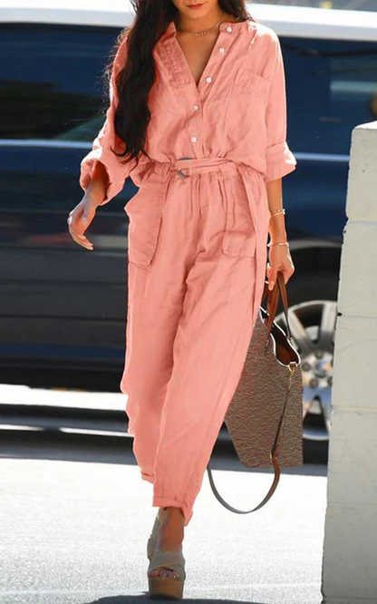 Levoire | Long Stylish Casual Elegance For All Occasions Rose