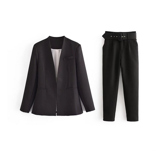 Levoire | Blazer Satz Veste & Pantalons Avec Ceinture