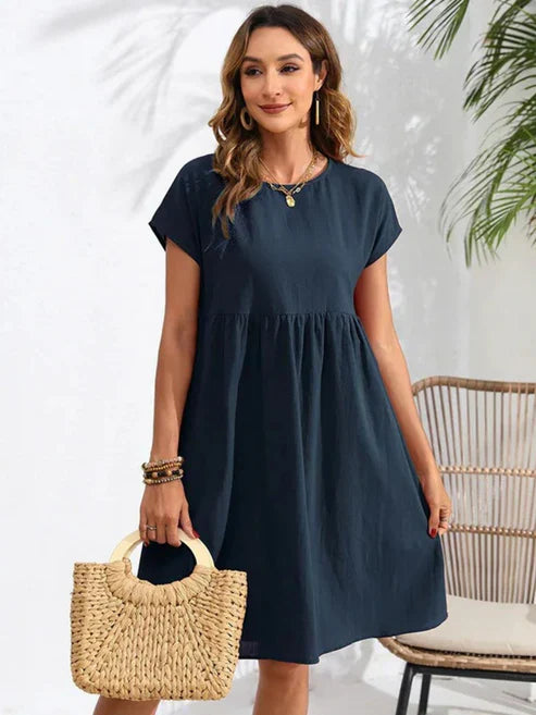 Levoire | Robe D'Été Élégante En A Bleu marine