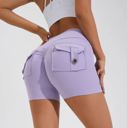 Levoire | Pantalon Court Taille Haute Lila