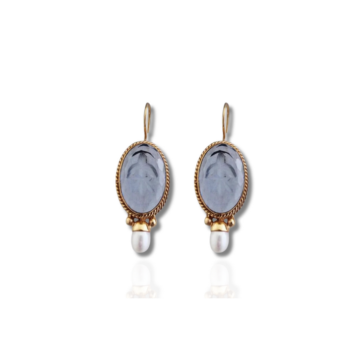 Levoire | Collection De Vin Cameo Boucles D'Oreilles Finition Perle