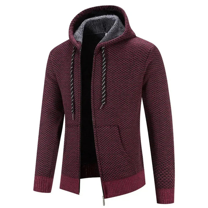 Levoire | Veste Longue À Manches Avec Capuche Et Poches Rot