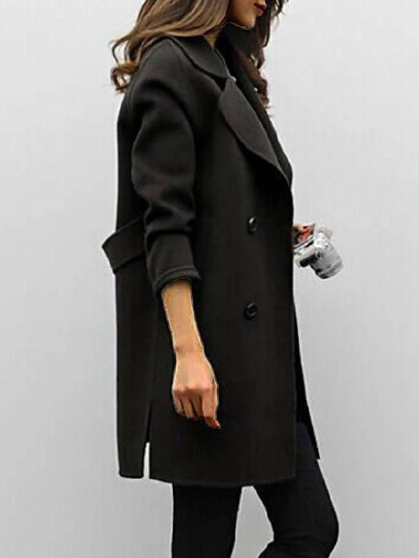 Levoire | Manteau Intemporel Pour Dames Noir