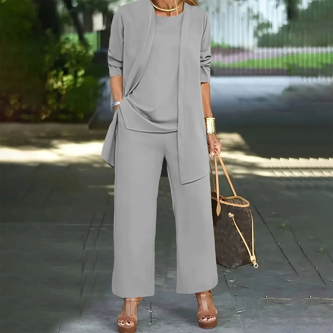 Levoire | Ensemble trois pièces pour femmes Gris