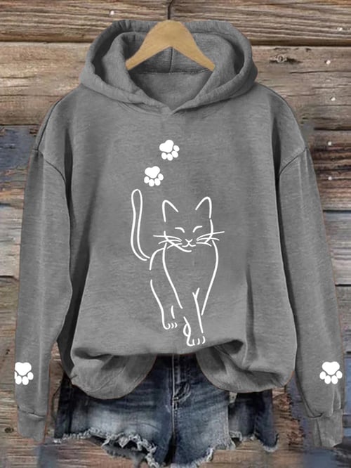 Levoire | Joli Sweat À Capuche Pour Femmes Kitti Gris foncé