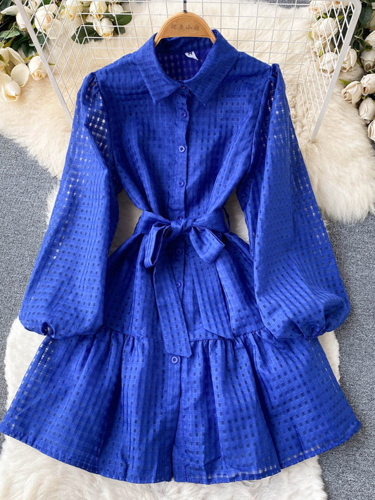 Levoire | Robe Mini Élégante Avec Manches Lanternes