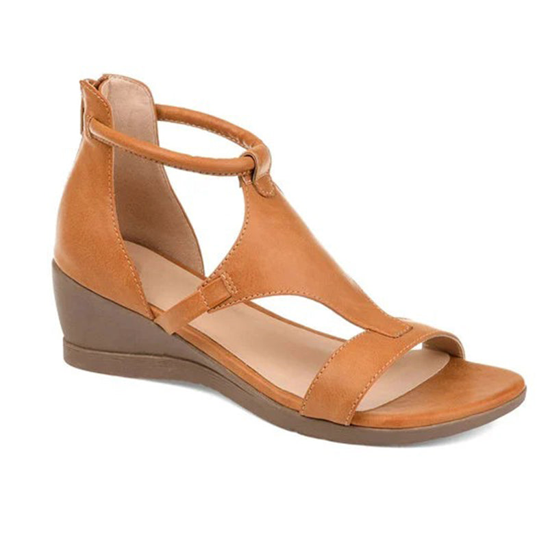 Levoire | Sandale Pour Femmes Avec Talon Haut Et Sangle Autour De La Cheville Braun