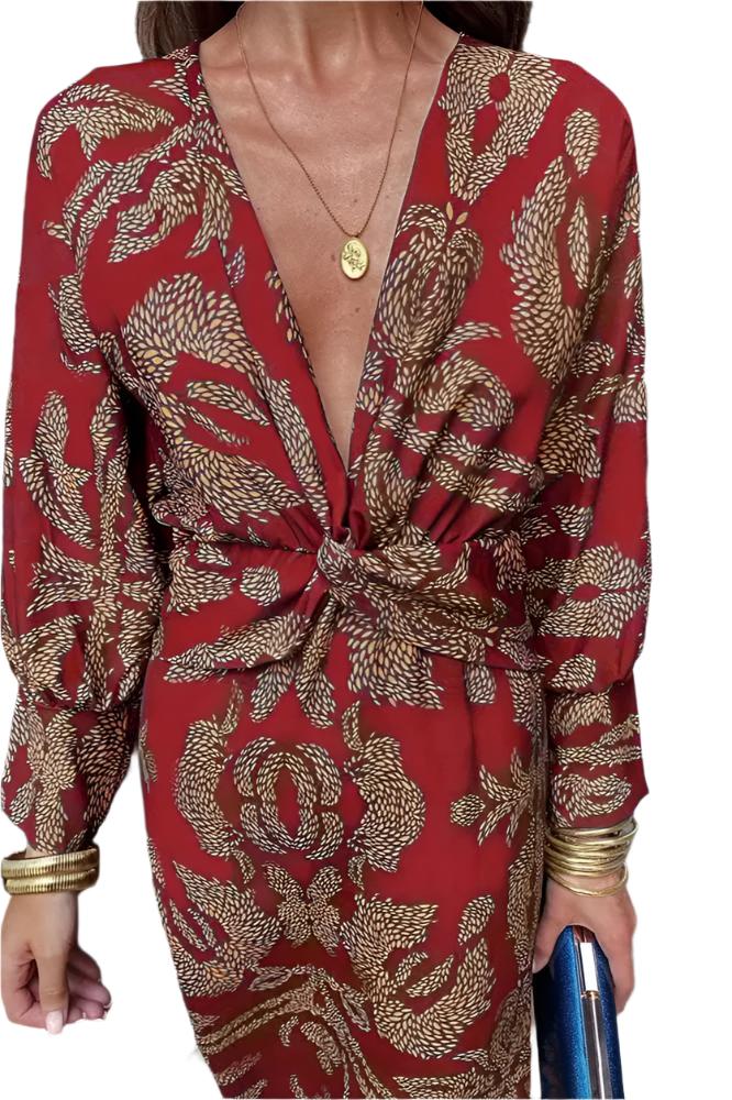 Levoire | Robe Décolletée En V Pour Femmes
