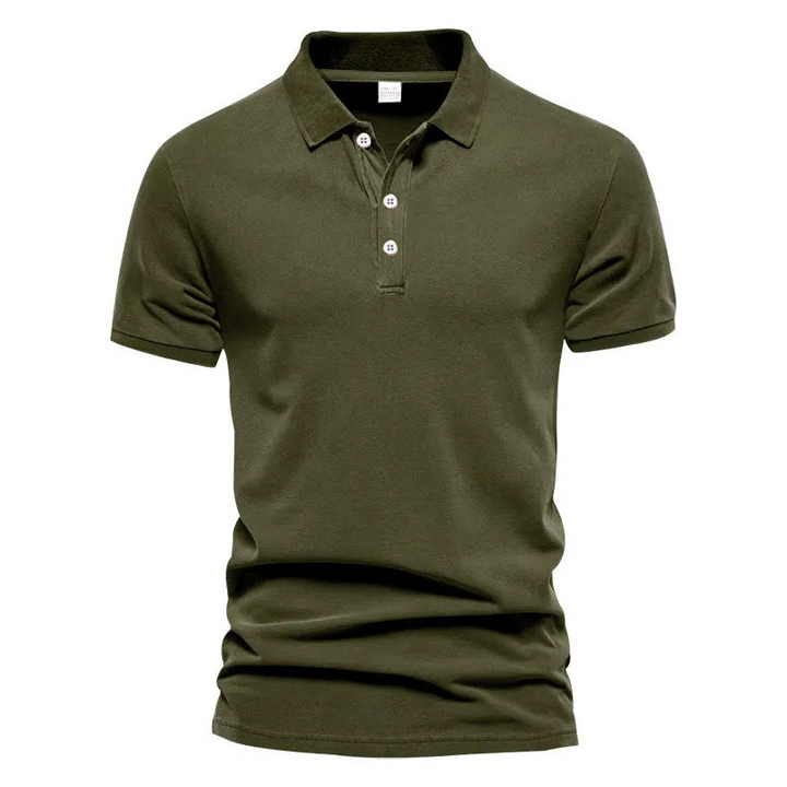 Levoire | Polo Manches Courtes Hommes Chic Vert