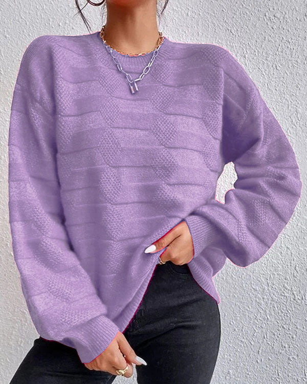 Levoire | Pull Uni Pour Femmes Idéal Pour Des Looks Décontractés Lilas Une taille