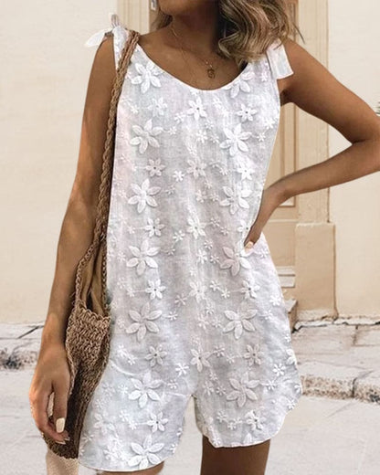 Levoire | Combinaison Décontractée Avec Bande En Dentelle