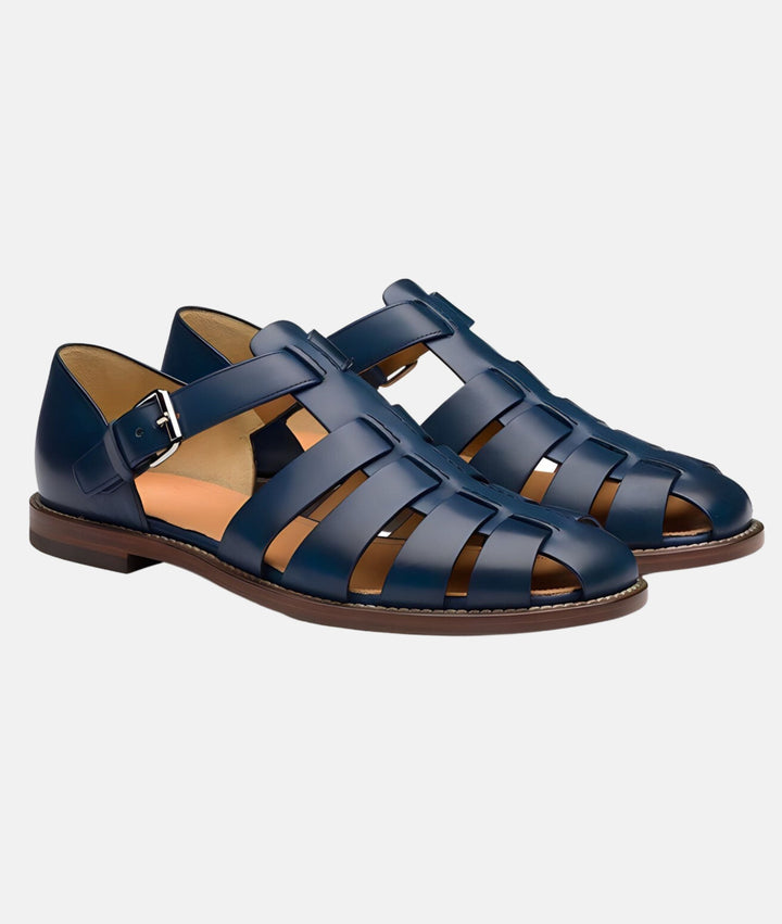 Levoire | Sandales À La Mode Avec Des Sangles Et Une Coupe Élégante Bleu