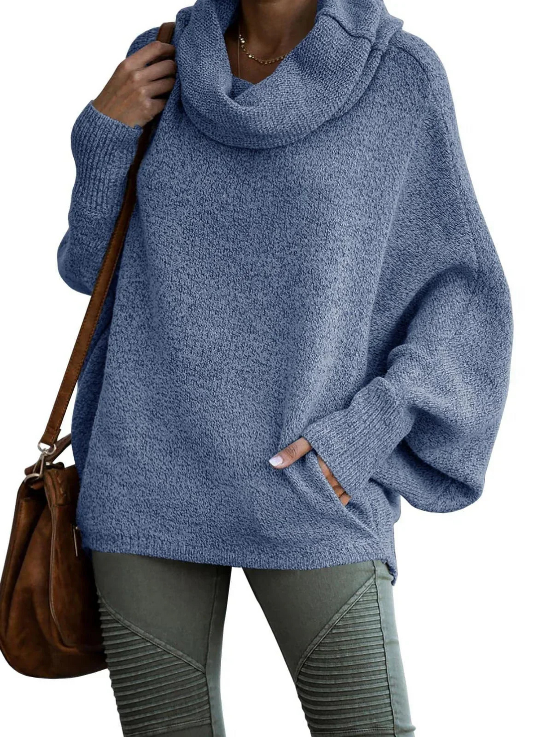 Levoire | Chauffe Pull Femmes Dans Le Style Hiver Bleu
