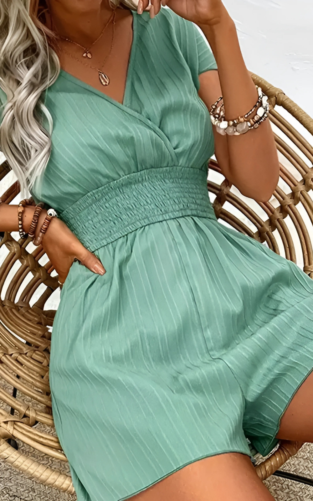 Levoire | Robe D'Été Élégante Pour Femmes Avec Nœud Et Poches