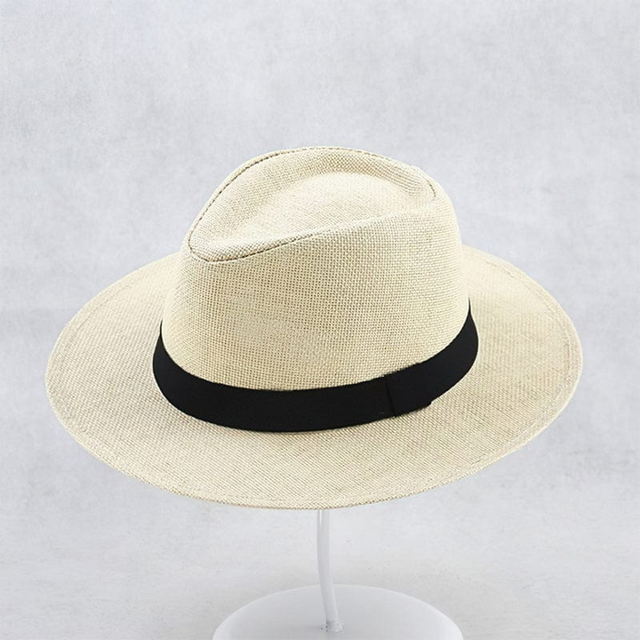 Levoire | Chapeau Panama fait main classique Beige 54-59cm