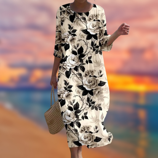 Levoire | Robe élégante à motif floral Motif 1