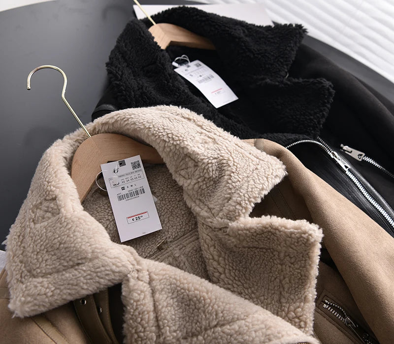 Levoire | d'hiver en daim Olivia - Chaud et élégant