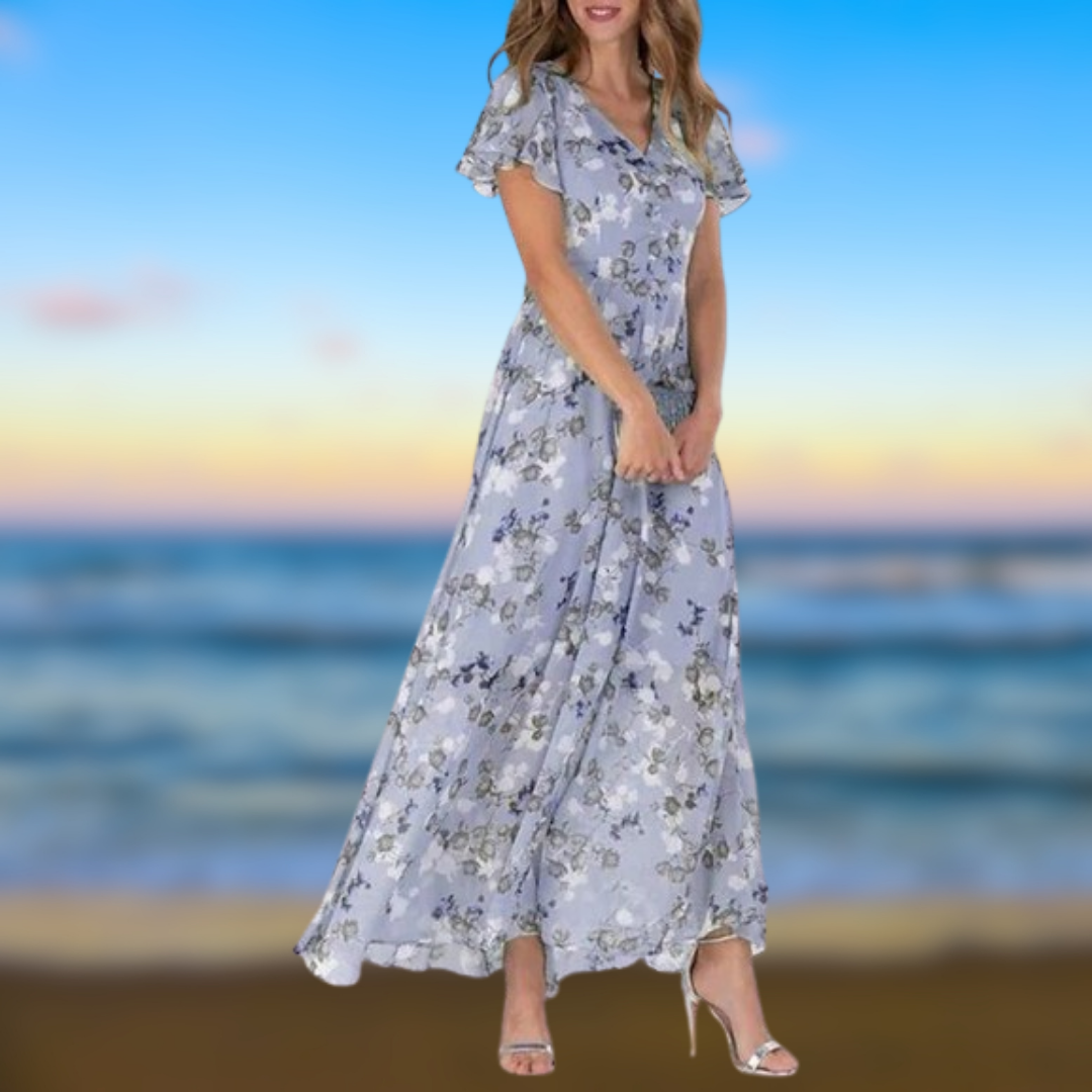 Levoire | Robe élégante motif floral Lilla