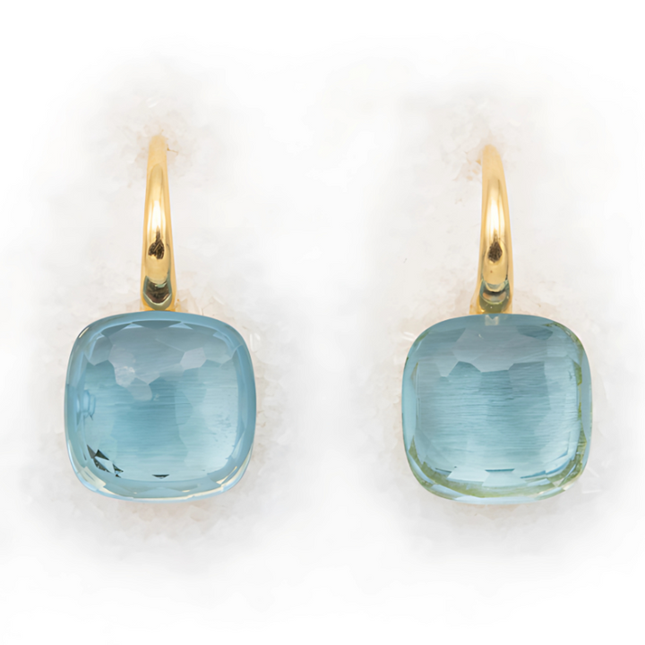 Levoire | Boucles D'Oreilles Goutte De Déclaration Bleues