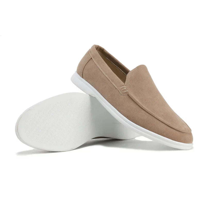Levoire | Mocassin En Daim Caramel