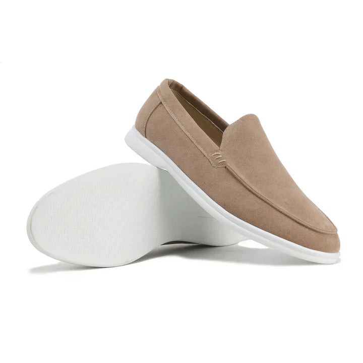 Levoire | Mocassin En Daim Caramel