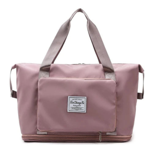 Levoire | Grand capacité sac de voyage pliable Rosa