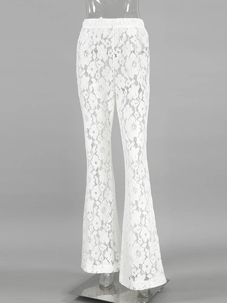 Levoire | Été Sexy Blonde Transparent Pantalon