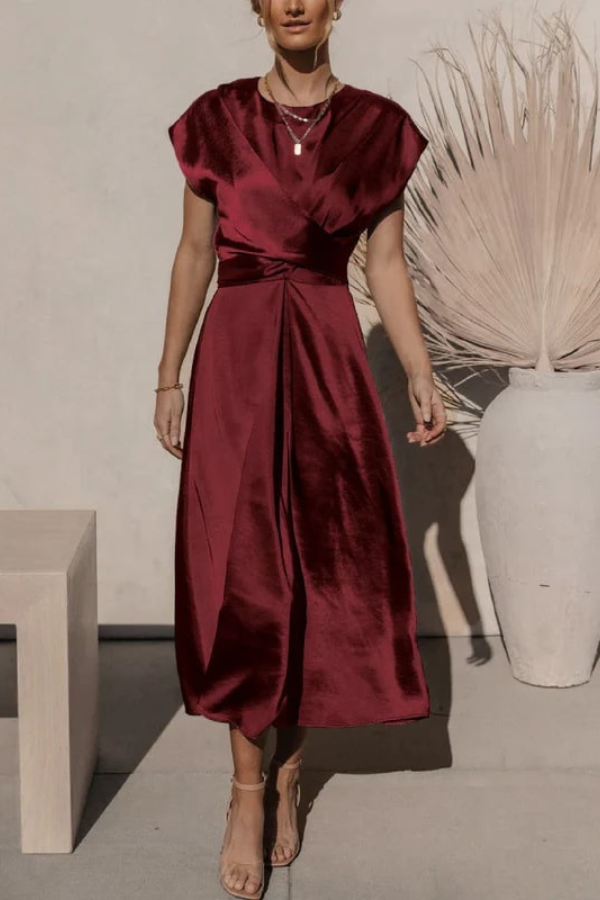 Levoire | Robe Midi Femme Robe Élégante Pour Femmes Rot