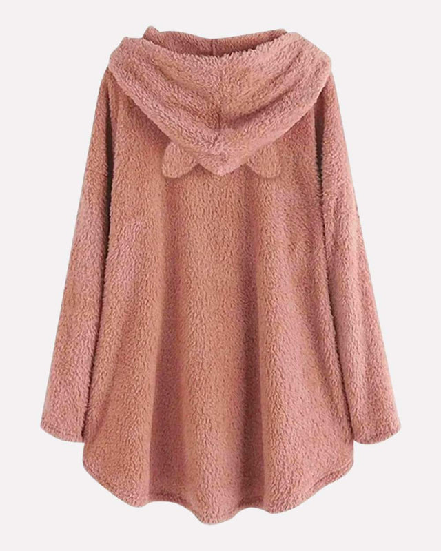 Levoire | Pull À Capuche Long Avec Capuche Et Design Unique D'Impression De Chat