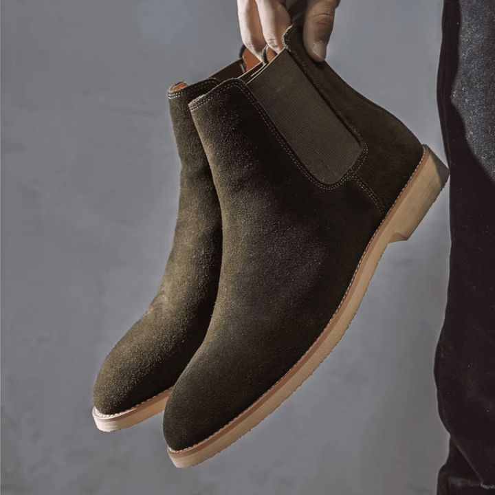 Levoire | Bottes en cuir au style vintage