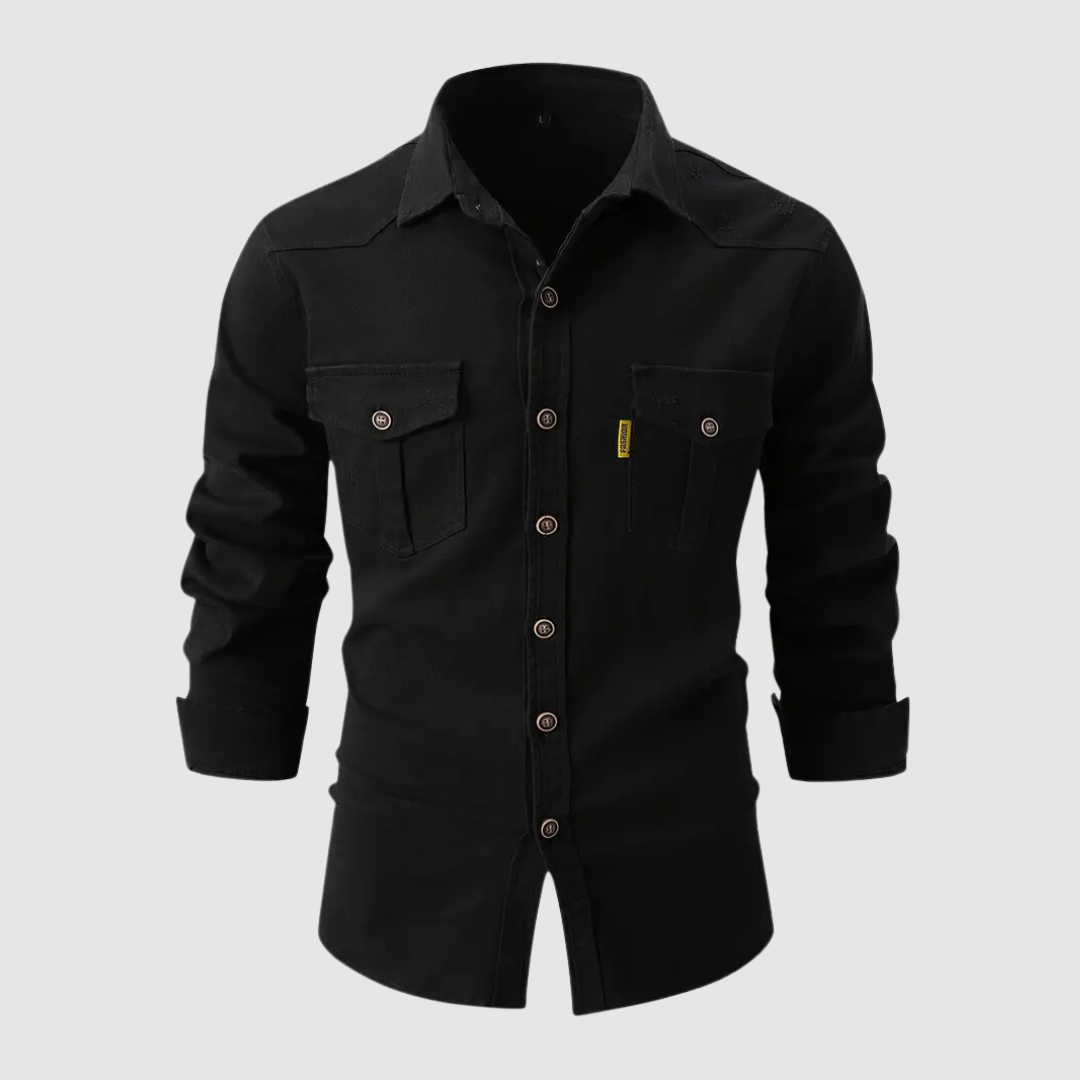 Levoire | Elegant Shirt With A Modern Charm Noir