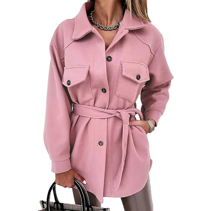 Levoire | Veste De Vendange Décontractée Avec Poches Rosa