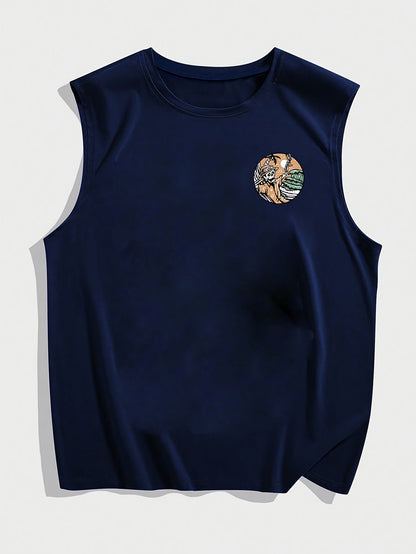 Levoire | Double-Sided Graphic Print Men'S Tank Tops