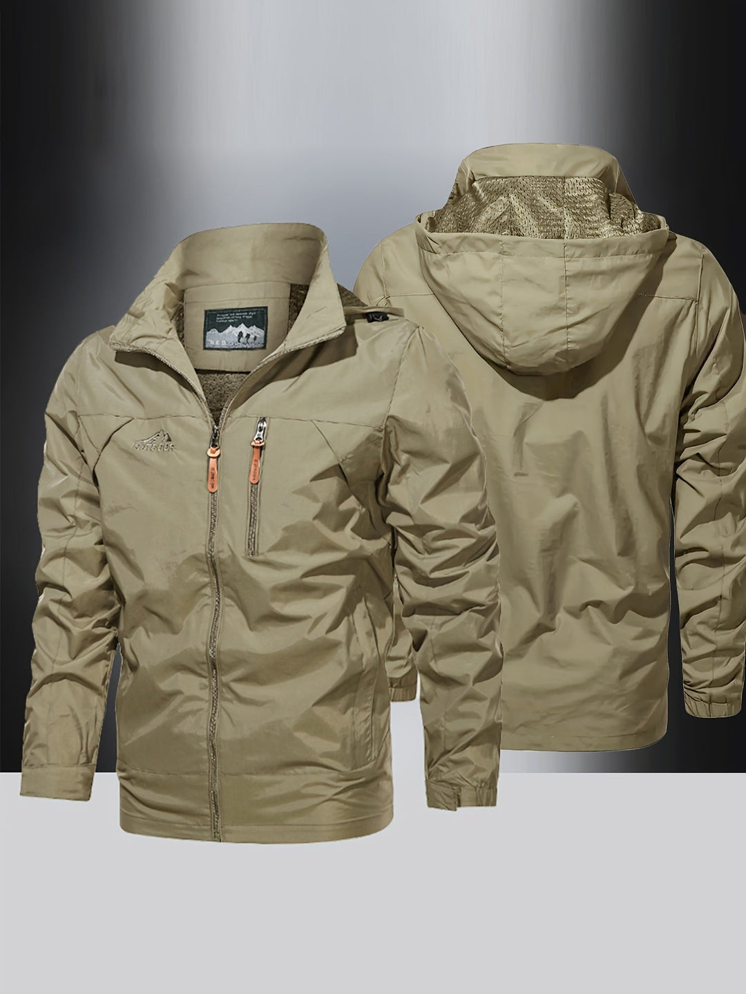 Levoire | Veste Impermeable Pour Hommes Avec Capuche Et Poches