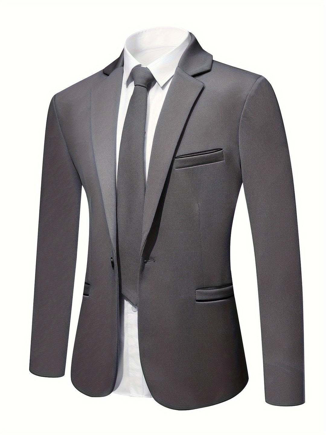 Levoire | Veste De Costume Pour Homme Unie & Cravate