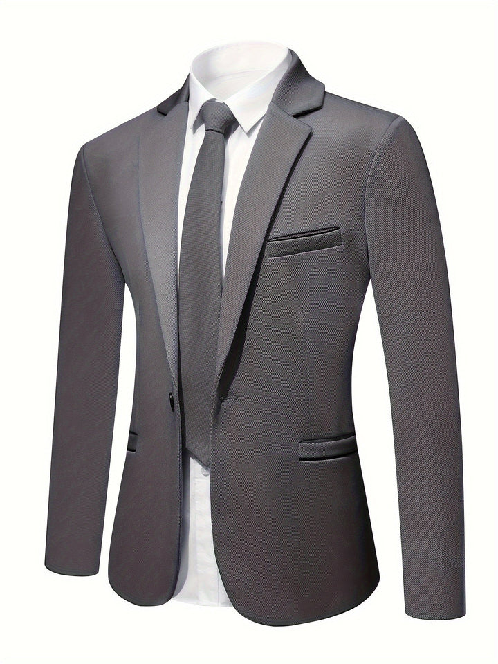 Levoire | Veste De Costume Pour Homme Unie & Cravate