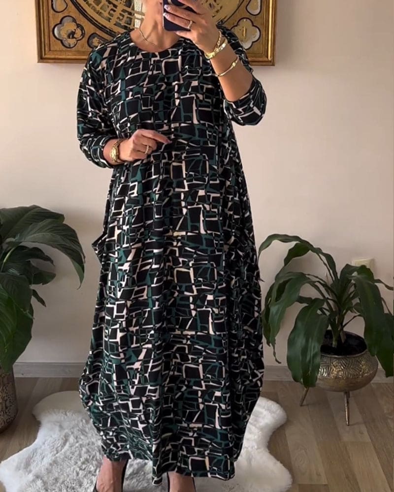 Levoire | Robe De Style Rétro À Manches Longues