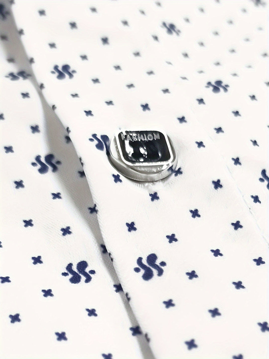 Levoire | Chemise Ajustée À Motif Géométrique