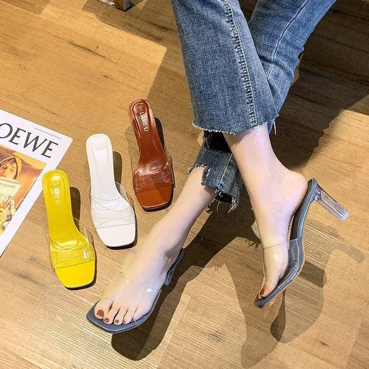 Levoire | Sandales transparentes à la semelle de poisson