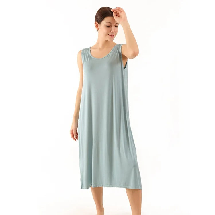 Levoire | Chemise De Nuit Sans Manches Matériau Doux