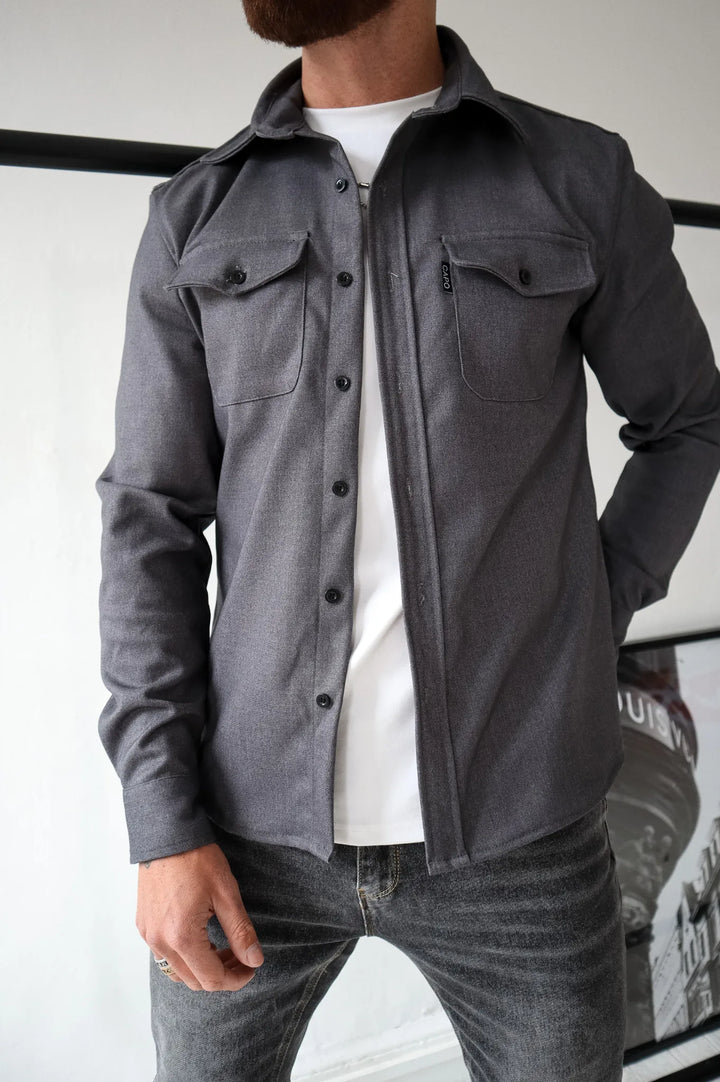 Levoire | Veste Moderne Pour Homme Gris foncé