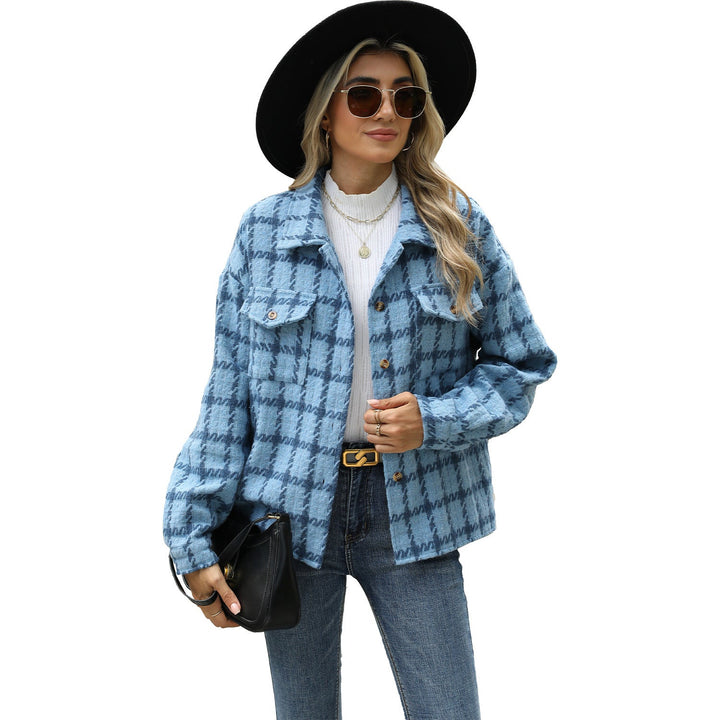 Levoire | Vêtement Femme Ample Carreaux Bleu