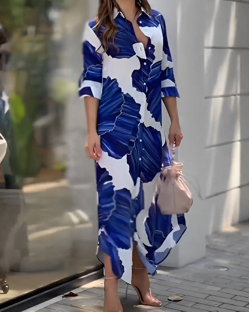 Levoire | Robe Chemise Imprimée