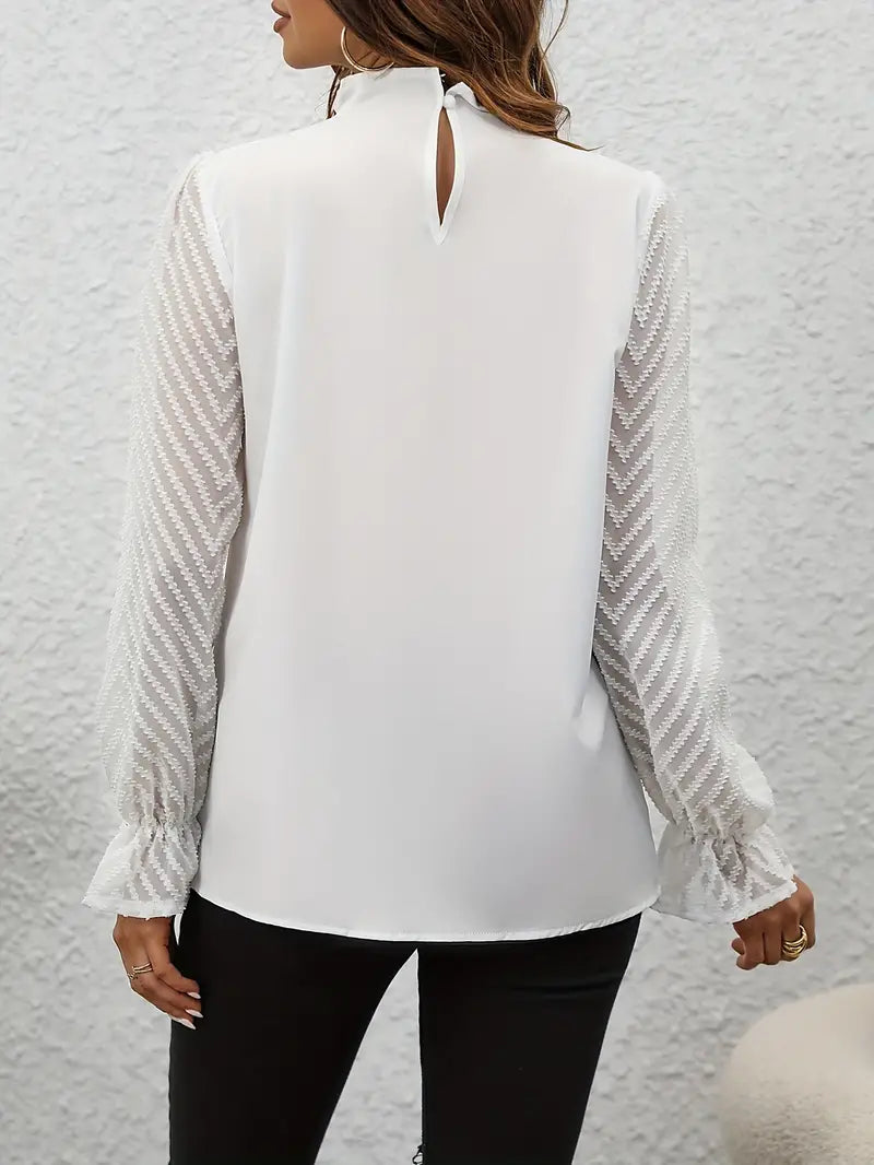 Levoire | Chemise Plissée Élégante Avec Bretelle En Filet