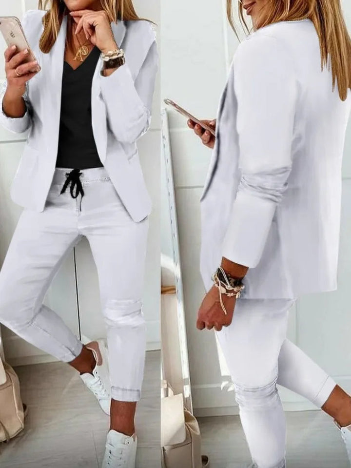 Levoire | Ensemble de manteau tendance Blanc