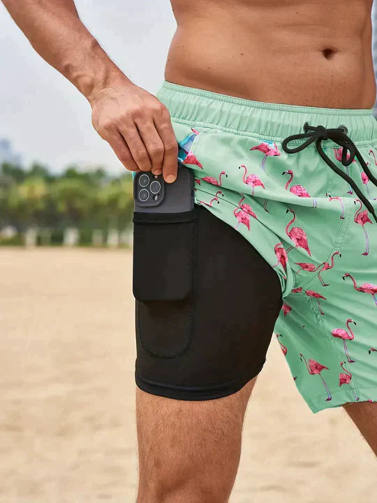 Levoire | Maillot De Bain Pour Homme Élégant Avec Un Design Unique minz flamant