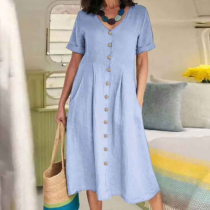 Levoire | Robe Vintage A-line Bleu clair