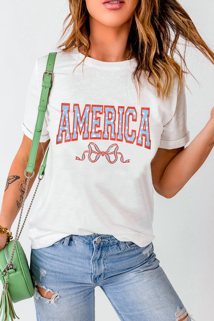 Levoire | AMERICA Chemise ronde à manches courtes Blanc