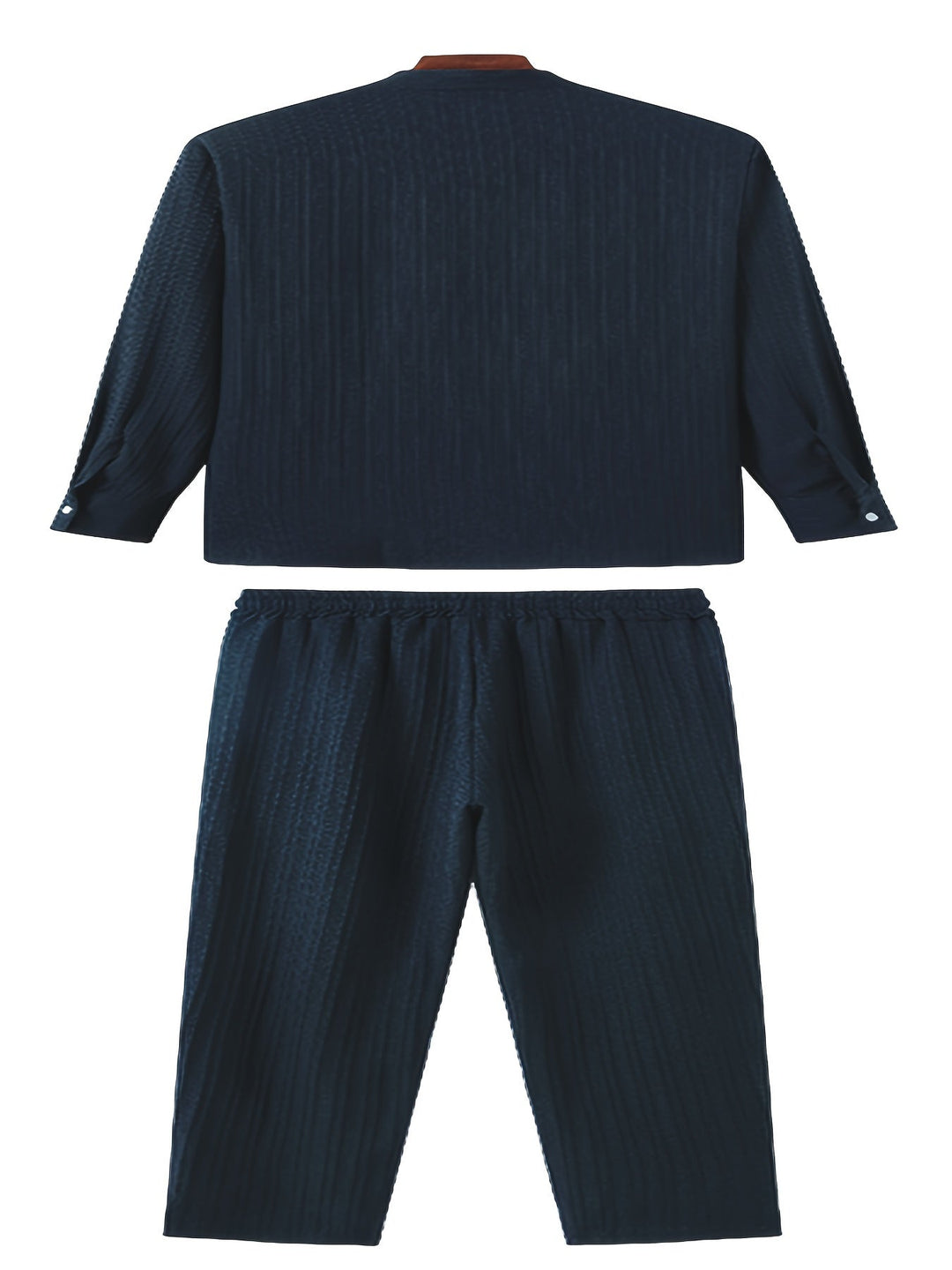 Levoire | T-Shirt À Manches Longues Unicolore Et Pantalons De Survêtement